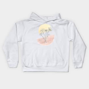 Daisy floral Kids Hoodie